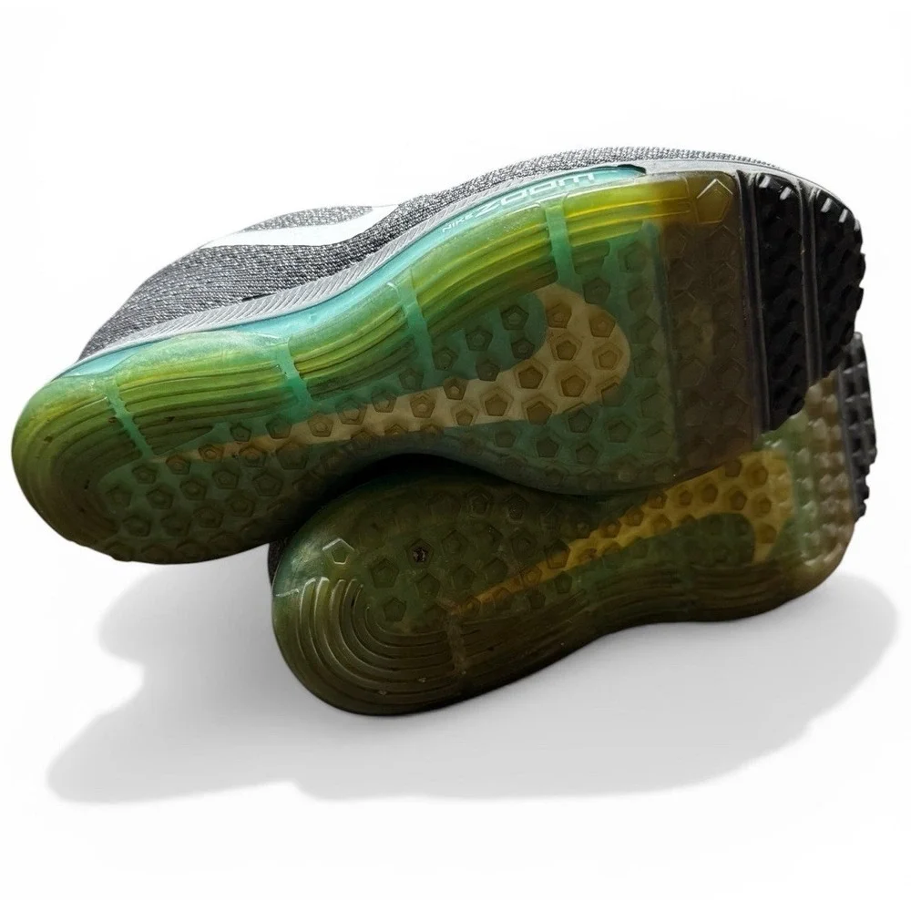 Nike Zoom Pegasus 34 Womens 6 Gray Green Running Shoes 878671-003‎